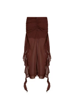 RENDEZVOUS SKIRT - CHOCOLATE -Tops To Bottoms Sales 02 05 23 LIONESS GM MAY Ghost Mannequin MAY 101 22592845 7e55 47ef 970b 674a307ea6d5
