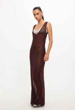 FAME MAXI - CHOCOLATE -Tops To Bottoms Sales 03 10 23 LIONESS eComm NOV RESHOOTS OCT 1545copy