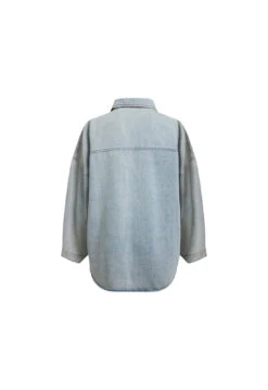 NYC BOYFRIEND SHIRT - LIGHT DENIM -Tops To Bottoms Sales 06 03 23 LIONESS MARCH GM MARCH GM 029