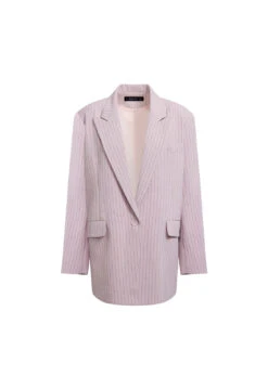 NYC BLAZER - PINK PINSTRIPE -Tops To Bottoms Sales 06 03 23 LIONESS MARCH GM MARCH GM 073