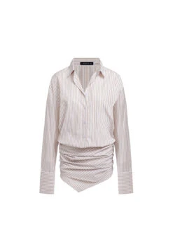 MOSS 90'S DRESS - SAGE STRIPE -Tops To Bottoms Sales 06 03 23 LIONESS MARCH GM MARCH GM 128