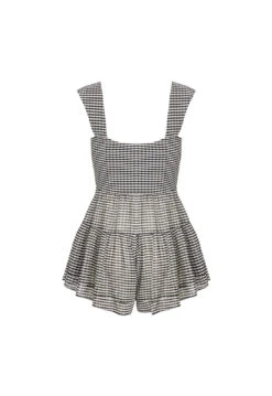 WINONA ROMPER - CHECK -Tops To Bottoms Sales 06 03 23 LIONESS MARCH GM MARCH GM 167