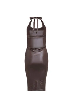 GWYNETH MIDI - CHOCOLATE -Tops To Bottoms Sales 06 03 23 LIONESS MARCH GM MARCH GM 190