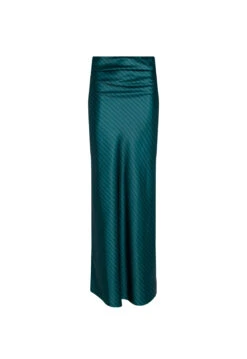 DEVON MAXI SKIRT - GREEN PINSTRIPE -Tops To Bottoms Sales 06 03 23 LIONESS MARCH GM MARCH GM 228