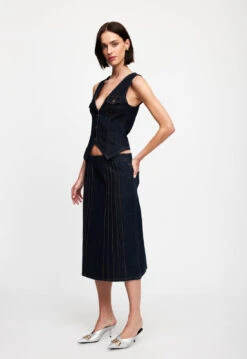 CAMELIA FARHOODI X LIONESS - BATROUN VEST -Tops To Bottoms Sales 07 12 22 LIONESS JAN Kristel JAN 1152