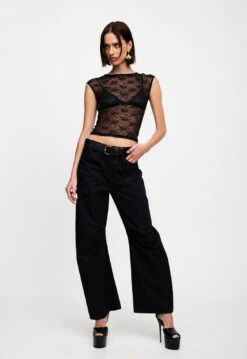 VICE PANT - ONYX -Tops To Bottoms Sales 07 12 22 LIONESS JAN Kristel JAN 470