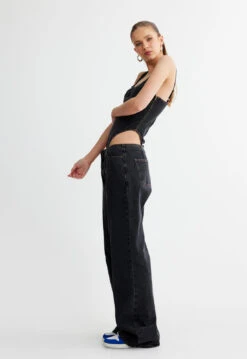 JE TAIME BODYSUIT - CHARCOAL 10 JE TAIME BODYSUIT - CHARCOAL -Tops To Bottoms Sales 10 05 23 LIONESS eCOMM SERENA ReShoots Immediate 298