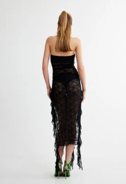 RENDEZVOUS DRESS - ONYX -Tops To Bottoms Sales 10 05 23 LIONESS eCOMM SERENA ReShoots Immediate 379