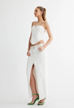 DEL GATO CORSET - PEARL -Tops To Bottoms Sales 10 05 23 LIONESS eCOMM SERENA ReShoots Immediate 443copy