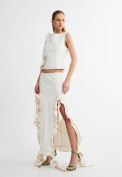 RENDEZVOUS TOP - PEARL -Tops To Bottoms Sales 10 05 23 LIONESS eCOMM SERENA ReShoots Immediate 463