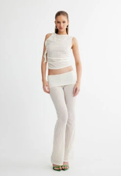 AMELIE PANT - CREAM -Tops To Bottoms Sales 10 05 23 LIONESS eCOMM SERENA ReShoots Immediate 473