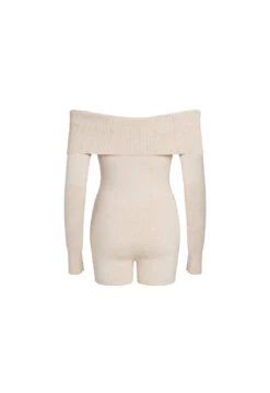 OFF DUTY ROMPER - STONE -Tops To Bottoms Sales 11 04 23 LIONESS APR GM Ghost Mannequins APR 143