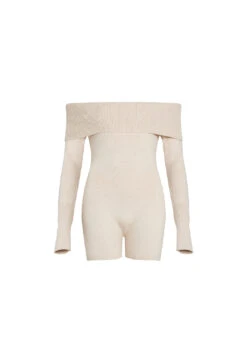 OFF DUTY ROMPER - STONE -Tops To Bottoms Sales 11 04 23 LIONESS APR GM Ghost Mannequins APR 146