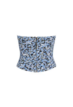 FAME CORSET - BLUE FLORAL -Tops To Bottoms Sales 11 04 23 LIONESS APR GM GhostMannequins APR 021