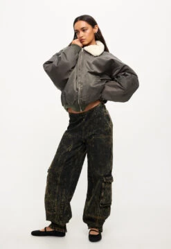 CARLA PUFFER JACKET - ASH -Tops To Bottoms Sales 12 07 23 LIONESS eCOMM ReSHOOTS Robbie RESHOOTS 723