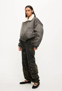 CARLA PUFFER JACKET - ASH -Tops To Bottoms Sales 12 07 23 LIONESS eCOMM ReSHOOTS Robbie RESHOOTS 725