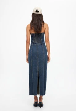 VISTA DENIM DRESS - DENIM BLUE -Tops To Bottoms Sales 15 05 23 LIONESS eCOMM JUNE JUNE 433 9de15620 0b94 430d b603 775e423bda80