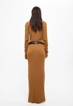 OPULENCE MAXI DRESS - CAMEL -Tops To Bottoms Sales 15 05 23 LIONESS eCOMM JUNE JUNE 673 ee9f4ea5 fec6 4777 92f5 02000bcaeafe