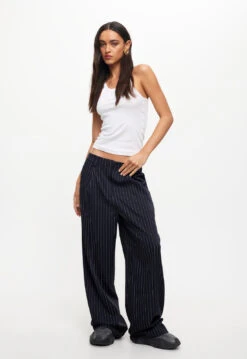 LA QUINTA PANT - NAVY PINSTRIPE -Tops To Bottoms Sales 16 06 23 LIONESS eComm JULY Roberta RESHOOTS 337 79153b28 935d 4d7f 9fbc 3a1e33a5e9f2