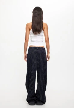 LA QUINTA PANT - NAVY PINSTRIPE -Tops To Bottoms Sales 16 06 23 LIONESS eComm JULY Roberta RESHOOTS 342 73f5f939 948d 48d0 8a4e d94d999f82fb