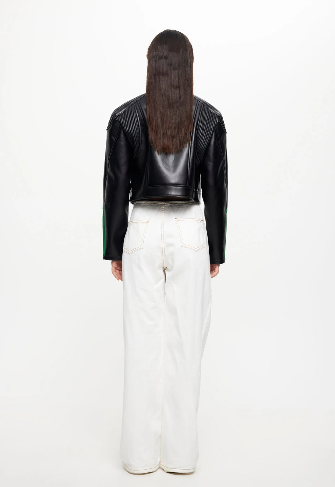 NUEVE BIKER JACKET - GREEN 5 NUEVE BIKER JACKET - GREEN - Image 5