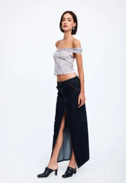 MAGIC OFF SHOULDER - LEOPARD -Tops To Bottoms Sales 19 12 22 LIONESS eCOMM FEB FEB 324