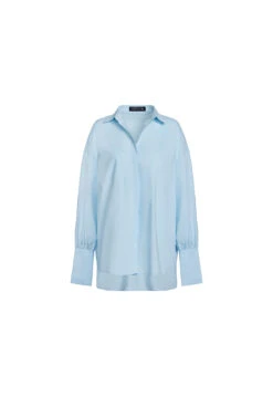 DAD SHIRT - SKY BLUE -Tops To Bottoms Sales 24 01 23 LIONESS FEB GM GHOSTMANNEQUIN FEB23 068