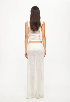 GHAURI MAXI SKIRT - CREAM -Tops To Bottoms Sales 24 05 23 LIONESS ReShoots Roberta Reshoots 1232