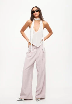 NYC PANT - PINK PINSTRIPE -Tops To Bottoms Sales 24 05 23 LIONESS ReShoots Roberta Reshoots 467