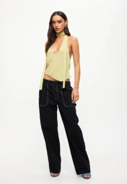 FOUNTAIN TAILORED PANT - ONYX -Tops To Bottoms Sales 24 05 23 LIONESS ReShoots Roberta Reshoots 531
