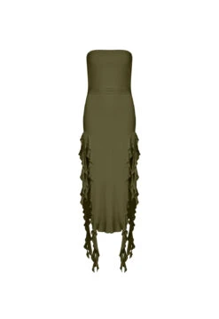 RENDEZVOUS STRAPLESS DRESS - OLIVE -Tops To Bottoms Sales 24 62badbe8 6c1b 4f07 a9cf b75a2c29398f