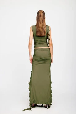RENDEZVOUS SKIRT - OLIVE -Tops To Bottoms Sales 25 01 23 LIONESS ReShoots Serena RESHOOTSOLIVE 1419.jpg22 1 1