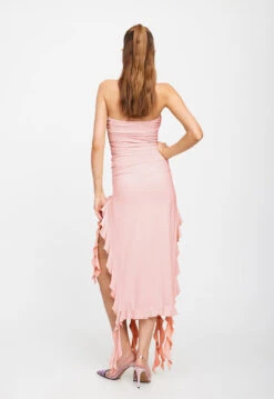 RENDEZVOUS STRAPLESS DRESS - BLUSH -Tops To Bottoms Sales 25 01 23 LIONESS ReShoots Serena RESHOOTS 1055