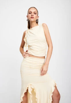 RENDEZVOUS TOP - CANARY -Tops To Bottoms Sales 25 01 23 LIONESS ReShoots Serena RESHOOTS 1132