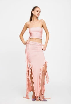 RENDEZVOUS STRAPLESS TOP - BLUSH