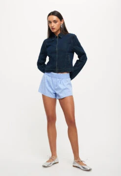 UMA DENIM JACKET - DENIM BLUE