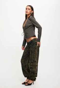 CK TIE TOP - ASH -Tops To Bottoms Sales 25 08 23 LIONESS ReShoots RESHOOTS 553