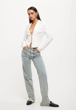 CK TIE TOP - PORCELAIN -Tops To Bottoms Sales 25 08 23 LIONESS ReShoots RESHOOTS 627 e8dad6af 475a 4d61 9151 b0d03ee69fcc