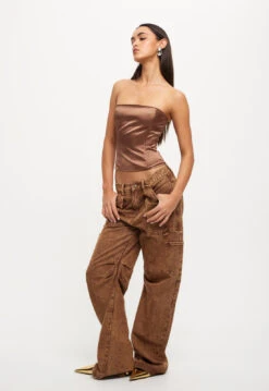 MIAMI VICE JEANS - STONEWASH -Tops To Bottoms Sales 25 08 23 LIONESS ReShoots RESHOOTS 702