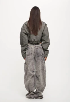 CLAUDE TWEED JACKET - ASH TWEED -Tops To Bottoms Sales 25 08 23 LIONESS ReShoots RESHOOTS 755