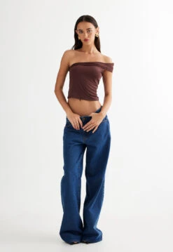 MAGIC OFF SHOULDER - CHOCOLATE