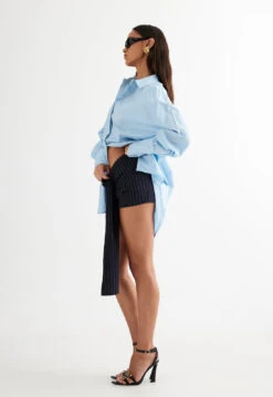 DAD SHIRT - SKY BLUE -Tops To Bottoms Sales 27 03 23 LIONESS ReShoots Roberta RESHOOTS 410