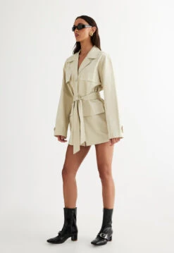 GISELLE DRESS - BEIGE -Tops To Bottoms Sales 27 03 23 LIONESS ReShoots Roberta RESHOOTS 846