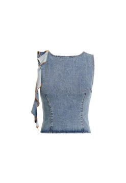 RENDEZVOUS TOP - FADED DENIM -Tops To Bottoms Sales 27 04 23 LIONESS ALL STARS GM ALL STARS GHOST MAN 022