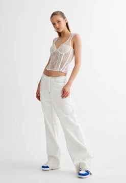 PRACTICAL MAGIC JEAN - PORCELAIN -Tops To Bottoms Sales 28 04 23 LIONESS eCOMM All STARS RENDEZVOUS ALL STARS 504