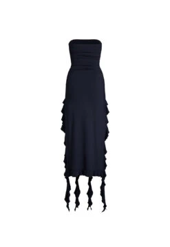 RENDEZVOUS STRAPLESS DRESS - LICORICE -Tops To Bottoms Sales 59