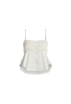KEIRA CAMI - PORCELAIN -Tops To Bottoms Sales GhostMannequin Sept 056