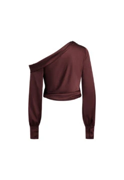 DAYDREAM OFF SHOULDER TOP - GARNET -Tops To Bottoms Sales GhostMannequin Sept 059