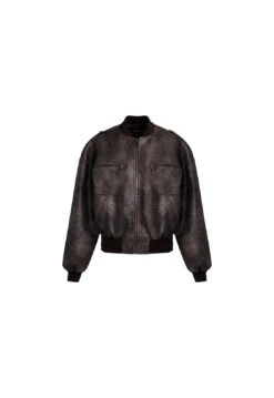 CASEY BIKER - CHOCOLATE -Tops To Bottoms Sales GhostMannequin Sept 076