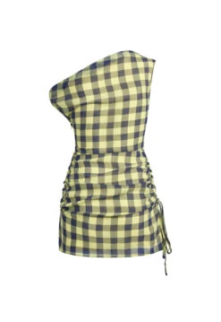 ORIGINAL SIN MINI - NAVY CHECK -Tops To Bottoms Sales GhostMannequin Sept 099